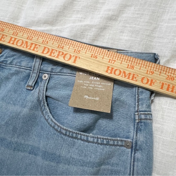 NWT Madewell The Perfect Vintage Wide Leg Crop Jean 33 - Picture 13 of 13